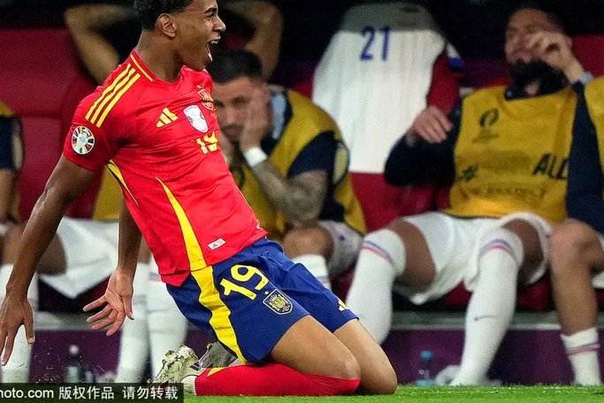 1-0乌拉圭一役，亚马尔出战76分钟跑动距离为7496.2米